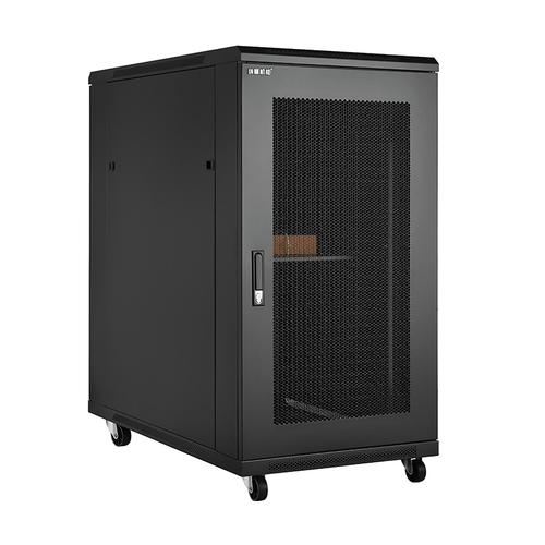 纵横机柜 22u 600*900*1200mm网络机柜 服务器机柜 前后网门 黑色